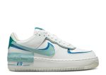 Wmns Air Force 1 Shadow ‘White Industrial Blue Teal’